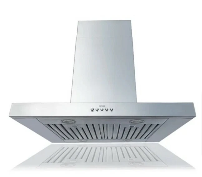 Kobe ISX2130SQB-2, 280–680 куб. футов/мин, 30-дюймовая широкая островная вытяжка с тихим режимом - Изображение 2 из 4