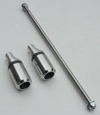 POLISHED Ducati Monster 01-08 S2 S4 S4R Frame Sliders Made in the USA