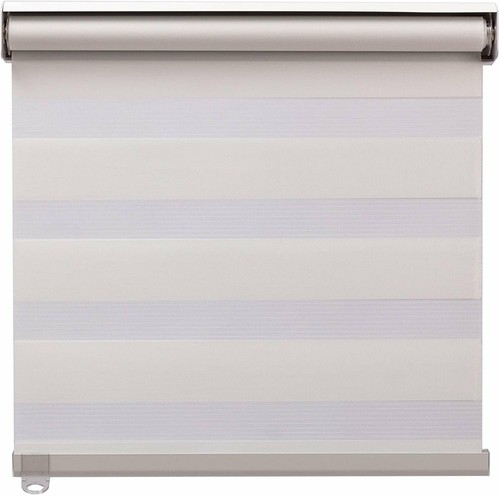 Cordless Zebra Roller Shades, Dual Layer Sheer Blinds Window Treatment for Priva - Picture 3 of 13