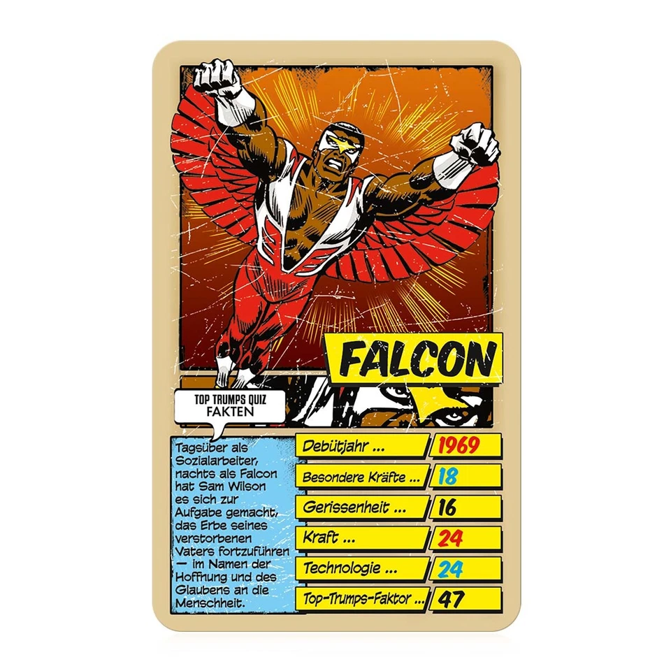 Winning Moves Top Trumps - Marvel Comics Retro Kartenspiel Quartett Avengers - Bild 4 von 4