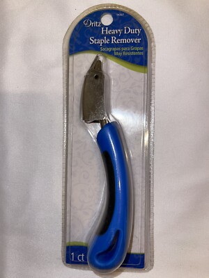 Dritz Heavy Duty Staple Remover 14337 New in Package Blue Prym Consumer USA