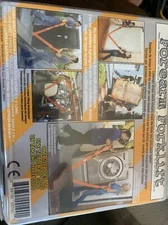 Forearm Forklift - Lifting and Moving Straps - Orange New In Box Color Faded