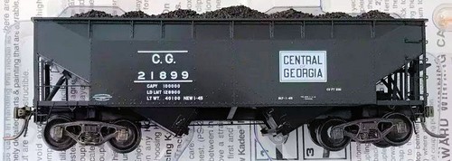 KADEE CARS 7017 ESCALA HO CENTRAL DE GEORGIA CG 21899 RTR KD NUEVO EN CAJA 50 TONELADAS AAR | Zustand: New