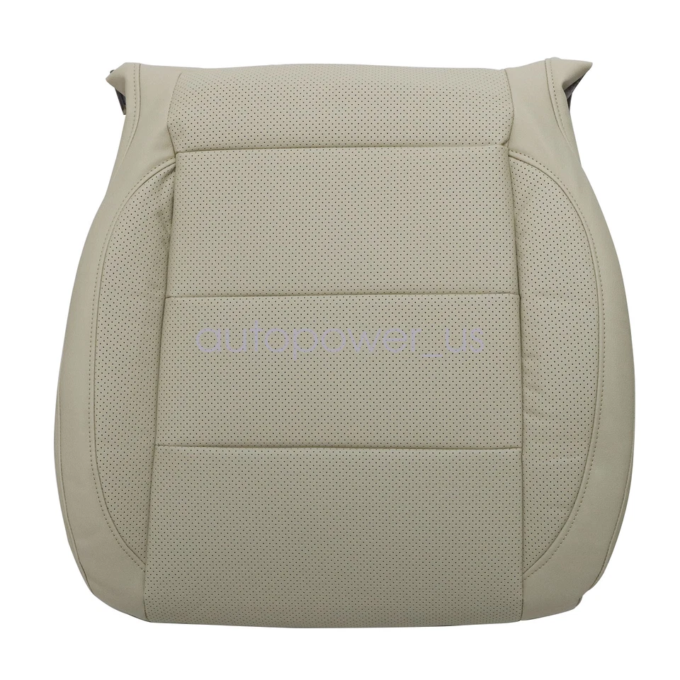 Cubierta de asiento inferior de cuero tostado para Volkswagen Jetta 2006-2010 sedán pasajero Foto 2 de 4