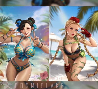 STREET FIGHTER SWIMSUIT SPECIAL 2024 NYCC LEIRIX CAMMY VIRGIN VAR SET PRE 10/30 