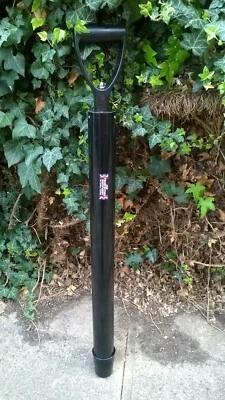 J & S PROSPECTING U.K GOLD PANNING SLUICE HAND DREDGE /GRAVEL PUMP 90cm LEGAL U.K DIAMETER