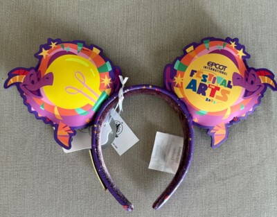 ☆Loungefly☆ミニーカチューシャ オクトーバーフェスト Disney EPCOT Festival Of Arts 2025 Figment Minnie Ears