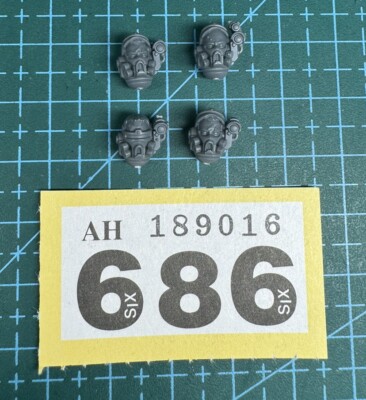 4 Space Marine Infiltrator Incursor Helmet Head 40k Bits Heresy Phobos Primaris