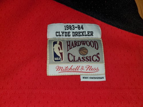 Mitchell & Ness Clyde Drexler 84-85 PORTLAND TRAILBLAZERS NBA Swingman JERSEY M - Picture 11 of 16