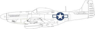 MW22 EDUARD EX954 P-51D NATIONAL INSIGNIA 1/48  MASK for EDUARD