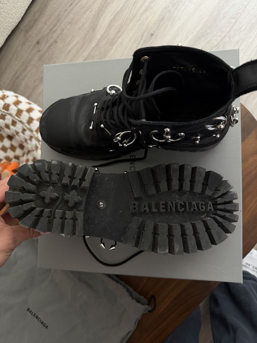 BALENCIAGA Piercing Strike Boots 付属品付き Balenciaga 20mm Piercing Strike Boots | eBay