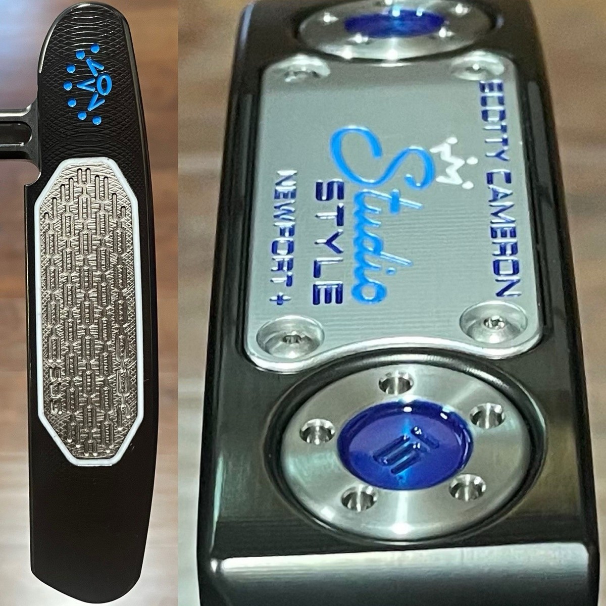 Putter Scotty Cameron Studio Style Newport 2.5 Plus - 34" - Fini Xtreme Dark Bleu - Neuf