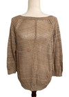 Ralph Lauren Knit Top Women’s Size Large Linen Blend Sweater Tan
