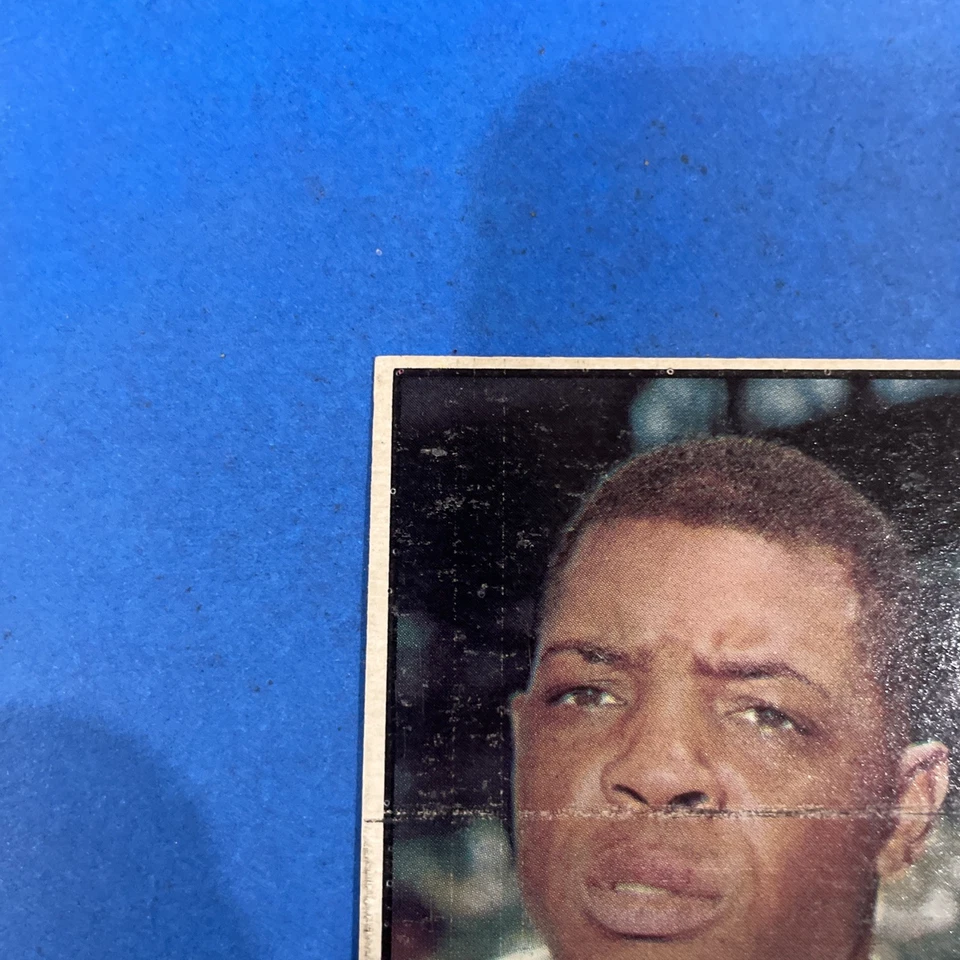Tarjeta de béisbol 1961 Topps Willie Mays #150 Gigantes de San Francisco Foto 2 de 4