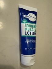 Epsom-It Soothing Epsom Salt Muscle Lotion 3.5oz Concentrated NEW Sealed