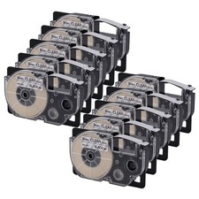 10x Compatible for Casio XR-9X 9mm Label Tape KL430 Laminate KL-120 KL-60 KL-100