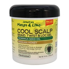 Jamaican Mango Lime Scalp Braid Twist Lock Hair Gel 16 Oz Case of 6