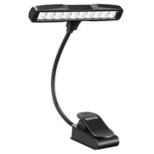 Music Stand Light, Eye Caring Clip-on Piano Lamp, 360  Flexible Gooseneck Adj...