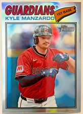 🔥2026 Topps Heritage Chrome Refractor #133 Kyle Manzardo Cleveland Guardians🔥