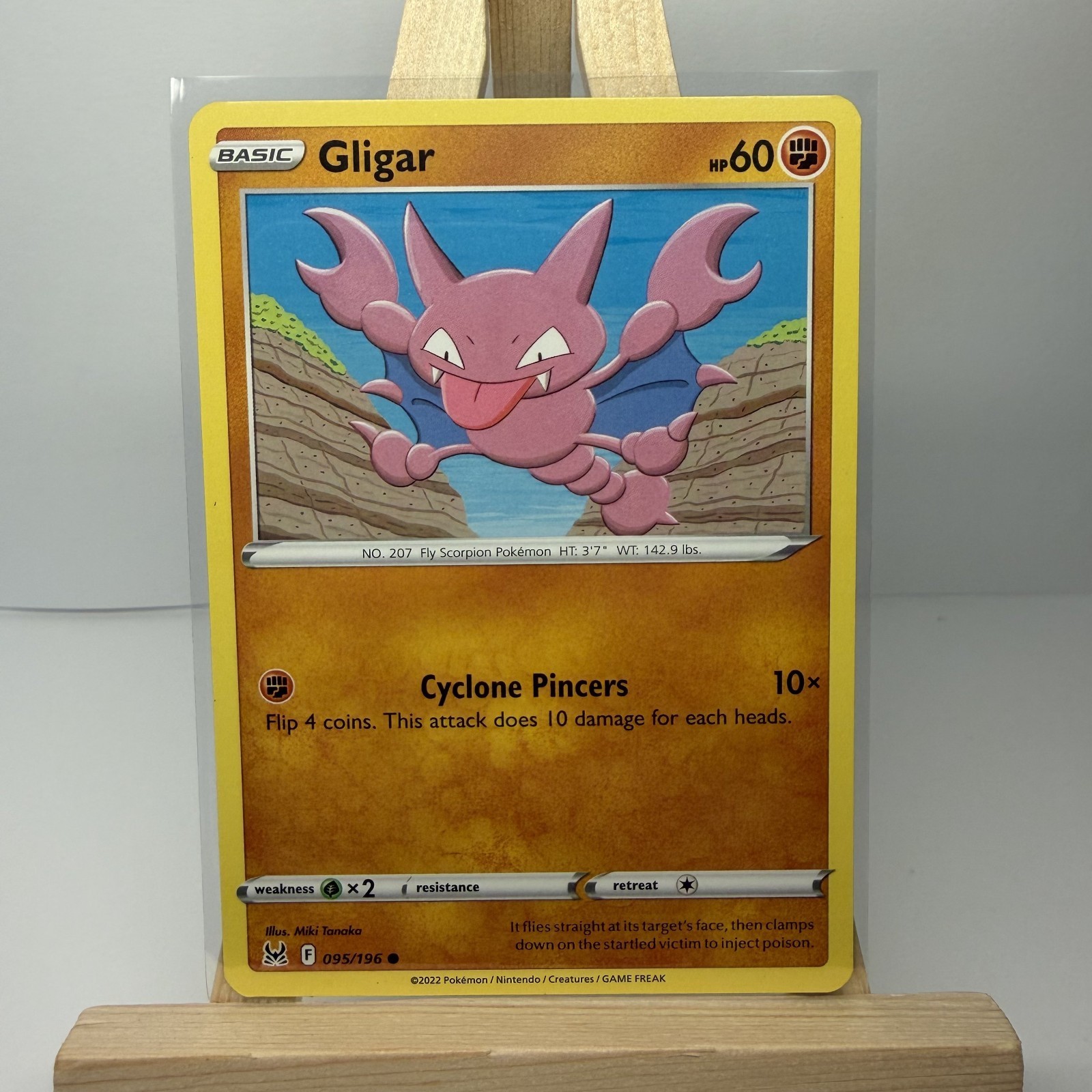 Gligar 95/196 Lost Origin Pokemon TCG