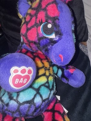 Build-A-Bear Workshop Wild Style Regenbogen Giraffe Plüschtier gebraucht guter Zustand