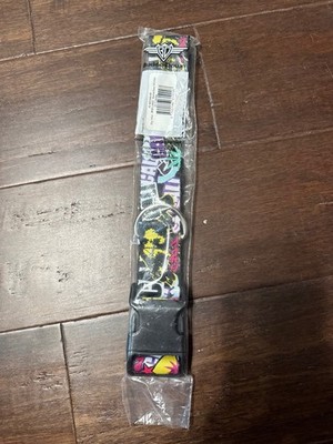 New Buckle-Down 18-32'' Adjustable Dog Collar with Grizzly Bear Collage Design