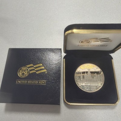 Smithsonian Institution 150th Anniversary Silver Dollar Proof DCAM S$1 1996-P