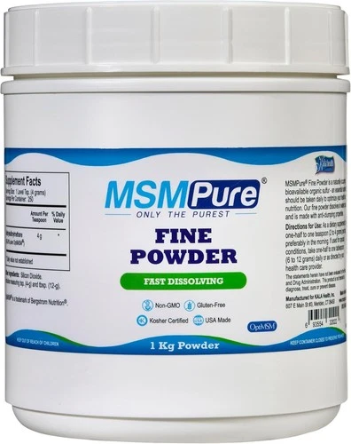 KALA HEALTH MSMPure Fast Dissolving Fine MSM Powder Crystals &ndash; US-Made MSM fo...