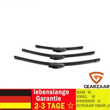 Scheibenwischer Komplettset kompatibel mit VW Golf IV 1J1 Hinten + Vorne Gummi