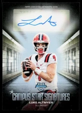 2025 Bowman University Chrome #CSS-LA Luke Altmyer Campus Star Signatures