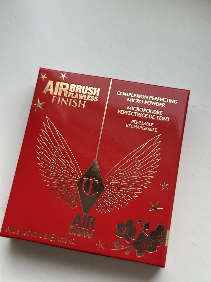 Charlotte Tilbury Airbrush Flawless Finish 1 Fair Refillable 8g FreeUK P&P BNIB - Image 2 of 3