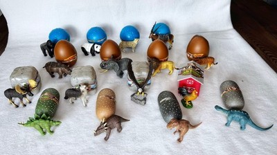 Vintage 4D Animal Figurine Puzzle Lot - 16 animals total - All complete