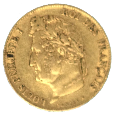 Louis-Philippe-20 Francs 1840 Paris, France, Or, TB/TTB - Photo 1/3