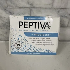 Digestive Enzyme Supplement + ProDigest - Bloating Gas 15 Capsules Exp 8/2026