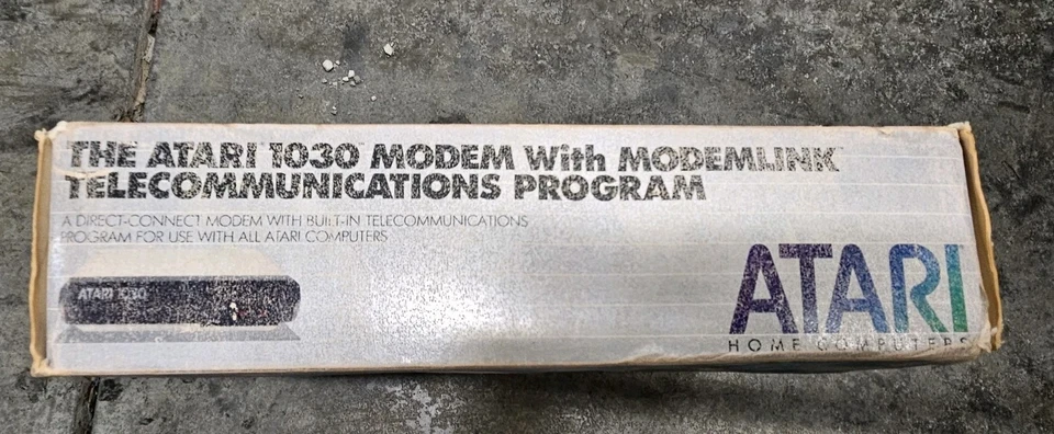 Atari 1030 Modem Owner's Guide Manuals Complete Modemlink New In Box NOS - Image 4 of 4