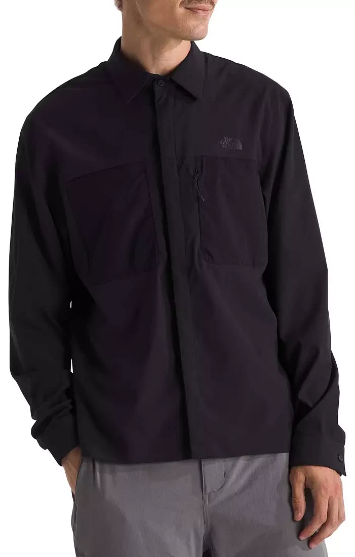 The North Face Men's Lightrange Long-Sleeve Button Up Shirt TNF Black MSRP $95
Opens in a new window