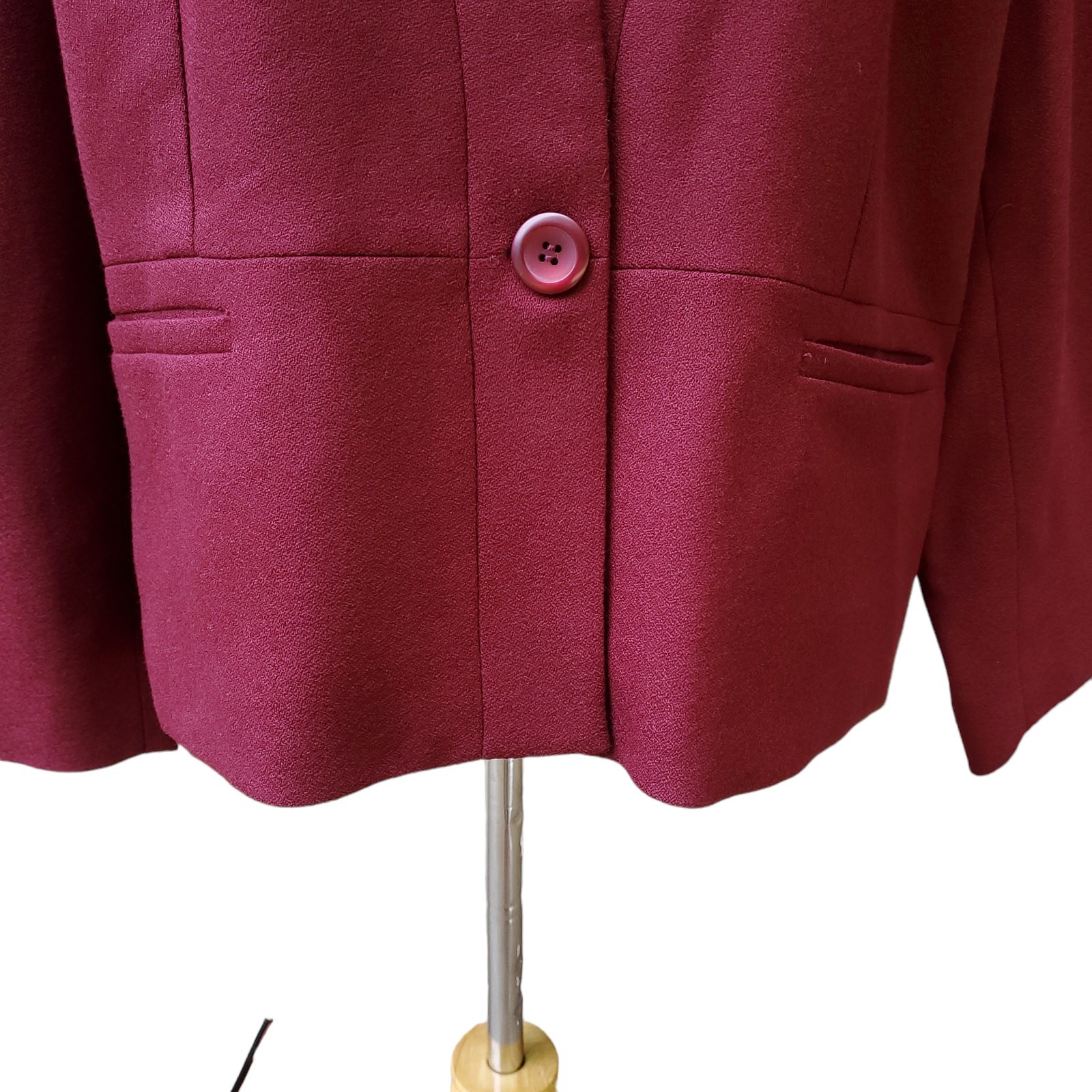 Pendleton Red Virgin Wool Blazer Jacket Women's S… - image 4