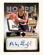 2025-26 Topps NBA Hoops #HS-AE Alex English Hoops Signs Auto DEN Nuggets