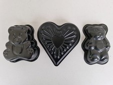 3x Mini - Backform Blech antihaftbeschichtet ...