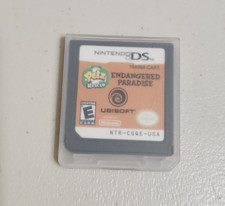 VINTAGE NINTENDO DS ENDANGERED PARADISE GAME IN PLASTIC CASE - UNTESTED