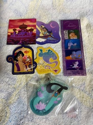 Disney World of Imagination Jasmin Charm & Acryl Schlüsselanhänger Sticker
