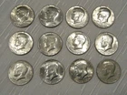 Lot of 12 Kennedy Bicentennial Half Dollar Coins 1776-1976