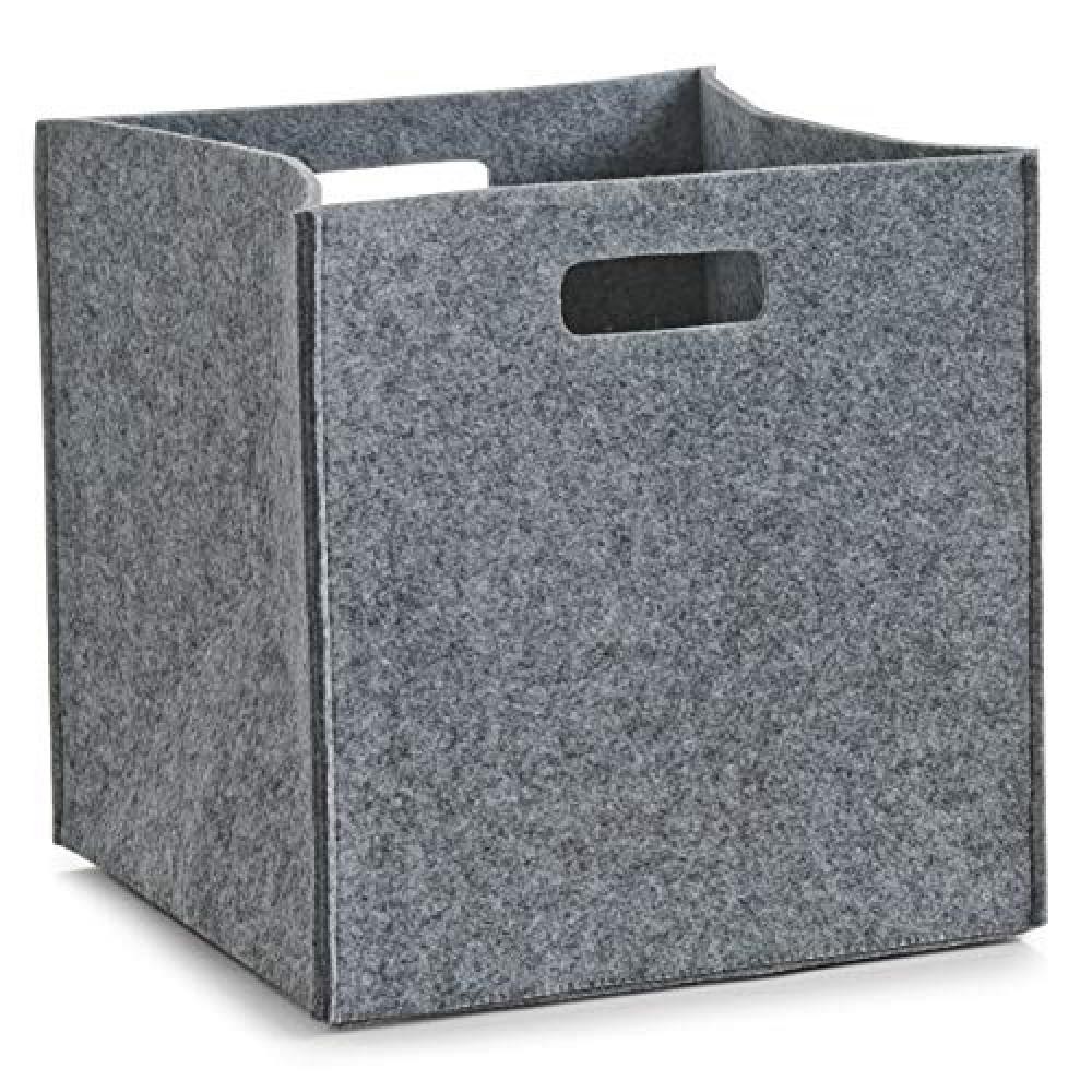 Cesto Feltro Zeller 14321 Grigio: Must-Have per la tua Casa Chic