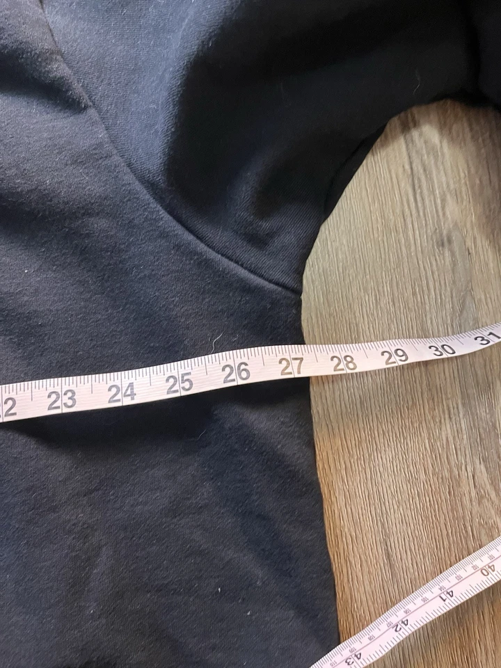 Sudadera con Capucha Pullover Polar Alto Cookies Mile Talla 3XL Negra Retazos Foto 3 de 4