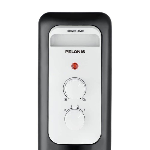 Pelonis 1,500-Watt Oil-Filled Radiant Electric Space Heater with Thermostat - Picture 12 of 14