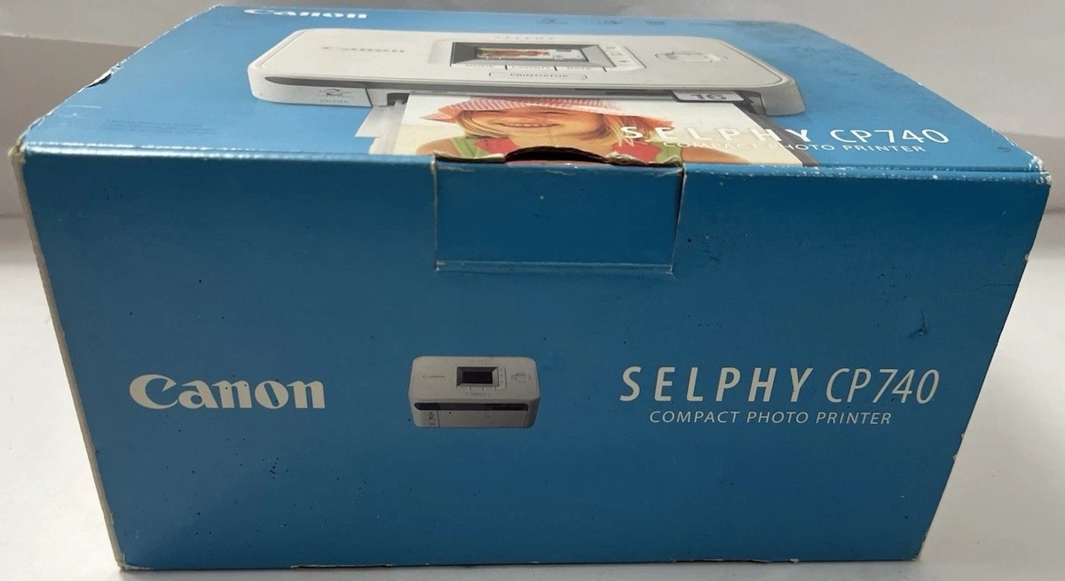 Canon Selphy CP740 Compact Photo Digital Inkjet Printer USB Memory