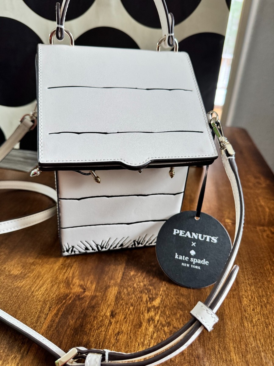 Kate Spade X Peanuts Snoopy 3D Dog House Crossbody Novelty Purse