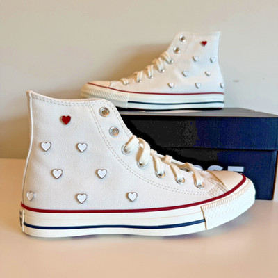 Converse Chuck Taylor All Star Hi 'Valentine's Day Hearts / A19055C / 7.5 Wmns