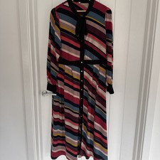 Monsoon Size Large UK16/18 Long Sleeve Maxi Dress
