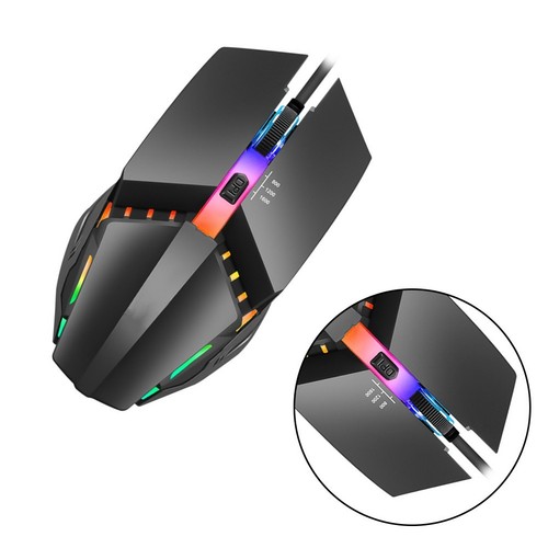 Elevate Your Gaming Experience with the Stylish LED Color Light Optical Mouse - Afbeelding 7 van 12
